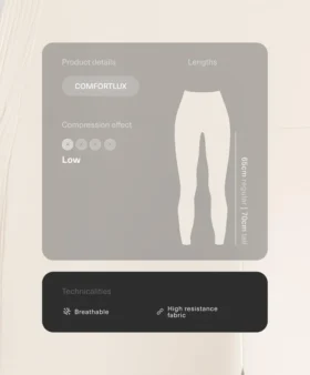 Comfortlux High-Rise Rib 65Cm Ankle-Length Leggings