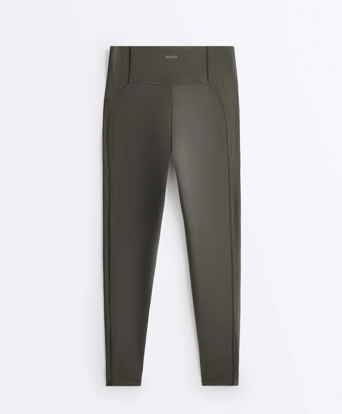 Comfortlux High Rise Rib Ankle-Length Leggings Comfortlux High Rise Rib Ankle-Length Leggings