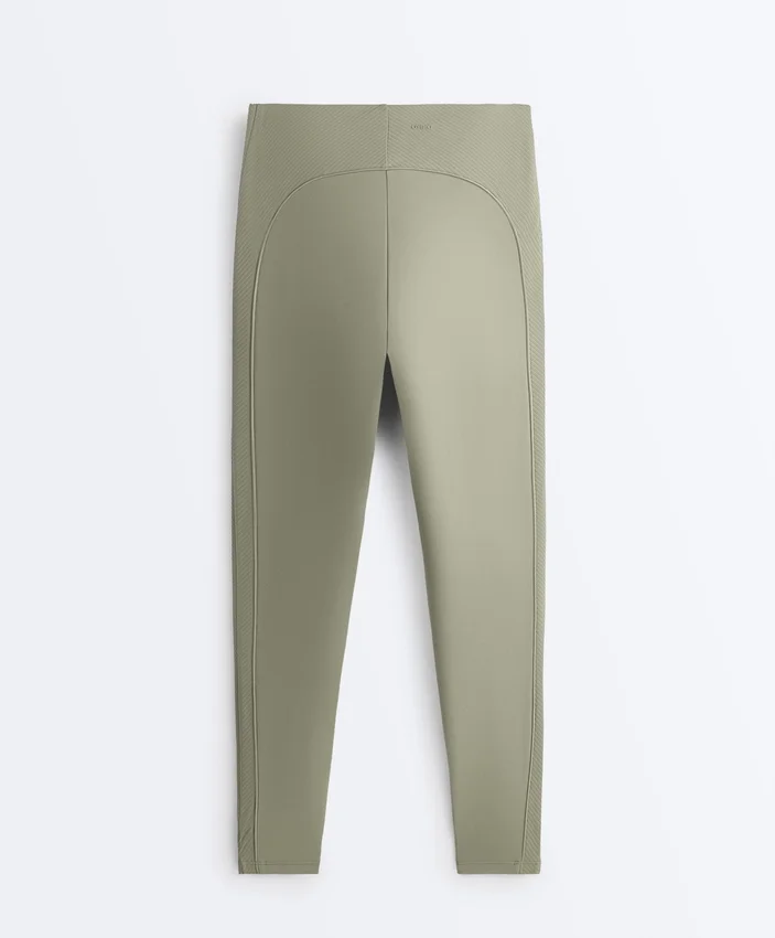 Comfortlux High-Rise Rib Ankle-Length Leggings Comfortlux High-Rise Rib Ankle-Length Leggings