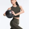 Comfortlux High Rise Rib Ankle-Length Leggings Comfortlux High Rise Rib Ankle-Length Leggings