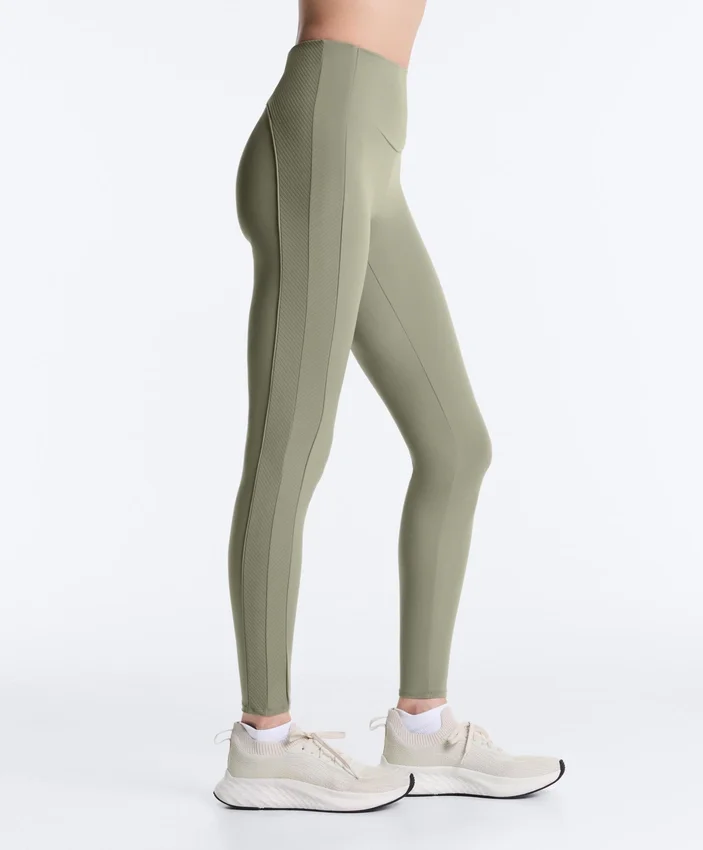 Comfortlux High-Rise Rib Ankle-Length Leggings Comfortlux High-Rise Rib Ankle-Length Leggings