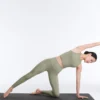 Comfortlux High-Rise Rib Ankle-Length Leggings Comfortlux High-Rise Rib Ankle-Length Leggings
