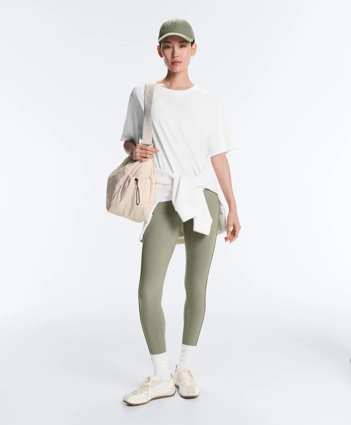 Comfortlux High-Rise Rib Ankle-Length Leggings Comfortlux High-Rise Rib Ankle-Length Leggings
