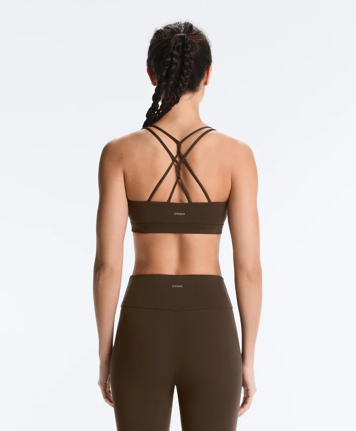 Comfortlux Light Support Sports Bra with Crossover Straps Comfortlux Light Support Sports Bra with Crossover Straps