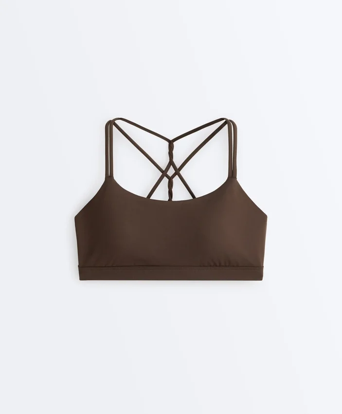 Comfortlux Light Support Sports Bra with Crossover Straps Comfortlux Light Support Sports Bra with Crossover Straps