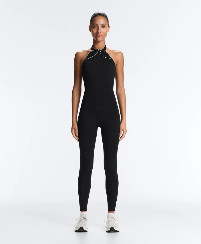 Comfortlux Long Jumpsuit with Tie Comfortlux Long Jumpsuit with Tie