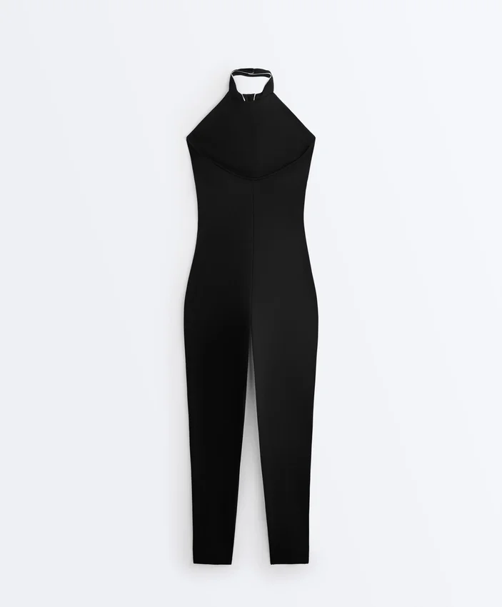 Comfortlux Long Jumpsuit with Tie Comfortlux Long Jumpsuit with Tie