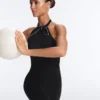 Comfortlux Long Jumpsuit with Tie Comfortlux Long Jumpsuit with Tie