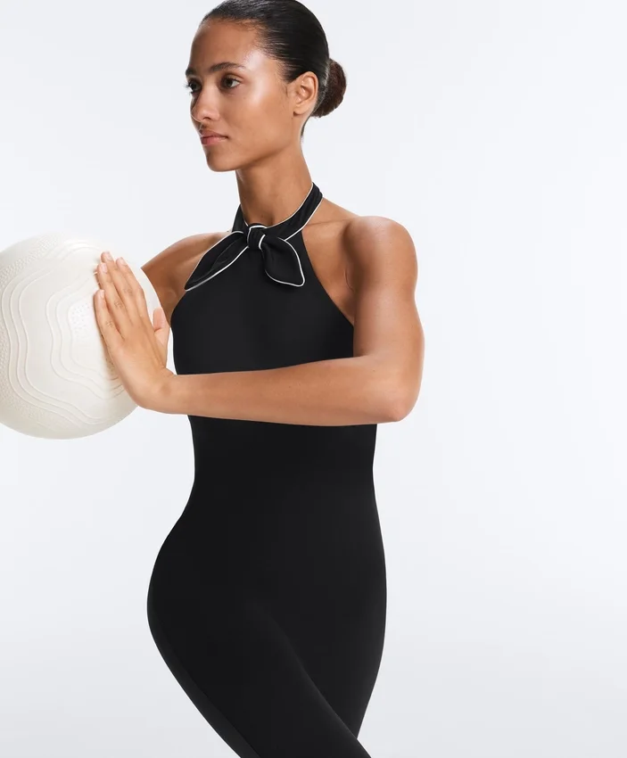 Comfortlux Long Jumpsuit with Tie Comfortlux Long Jumpsuit with Tie