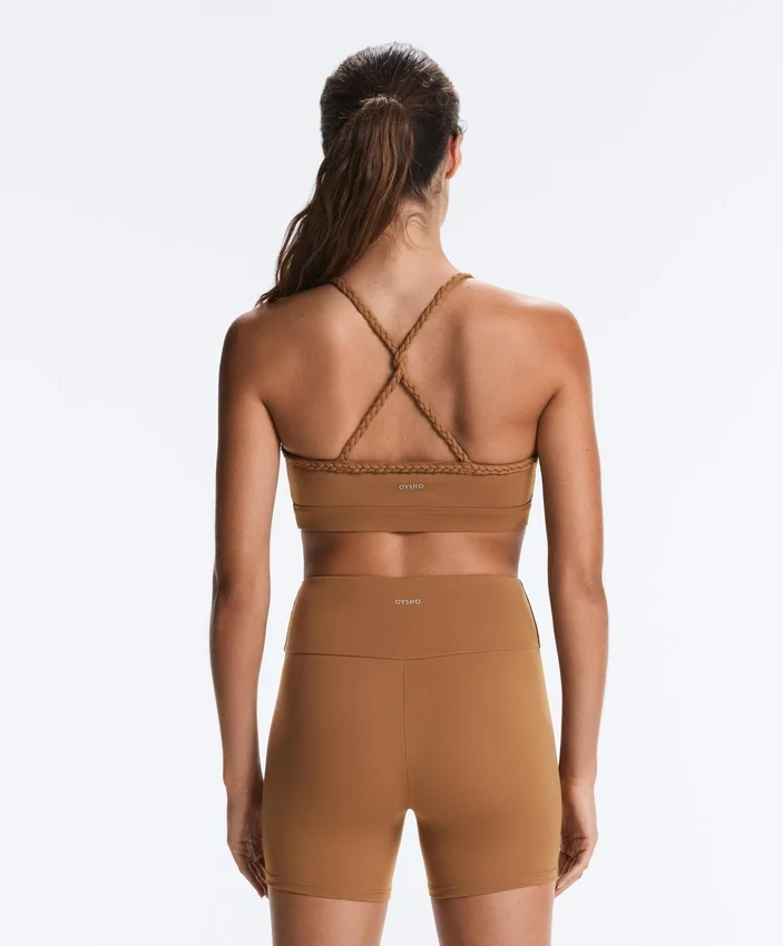 Comfortlux Medium Support Braided Sports Bra Comfortlux Medium Support Braided Sports Bra