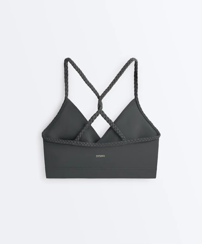 Comfortlux Medium Support Braided Sports Bra Comfortlux Medium Support Braided Sports Bra