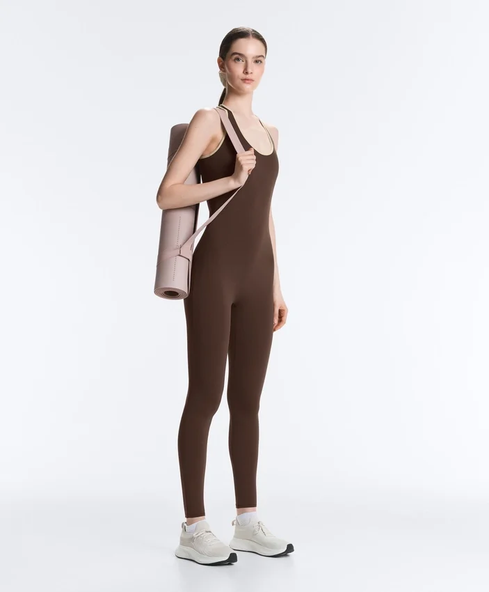 Comfortlux Piping Long Jumpsuit Comfortlux Piping Long Jumpsuit