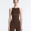 Comfortlux Piping Sleeveless Tank Top Comfortlux Piping Sleeveless Tank Top