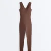 Comfortlux Pleated Long Jumpsuit Comfortlux Pleated Long Jumpsuit