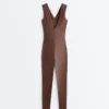 Comfortlux Pleated Long Jumpsuit Comfortlux Pleated Long Jumpsuit