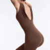Comfortlux Pleated Long Jumpsuit Comfortlux Pleated Long Jumpsuit