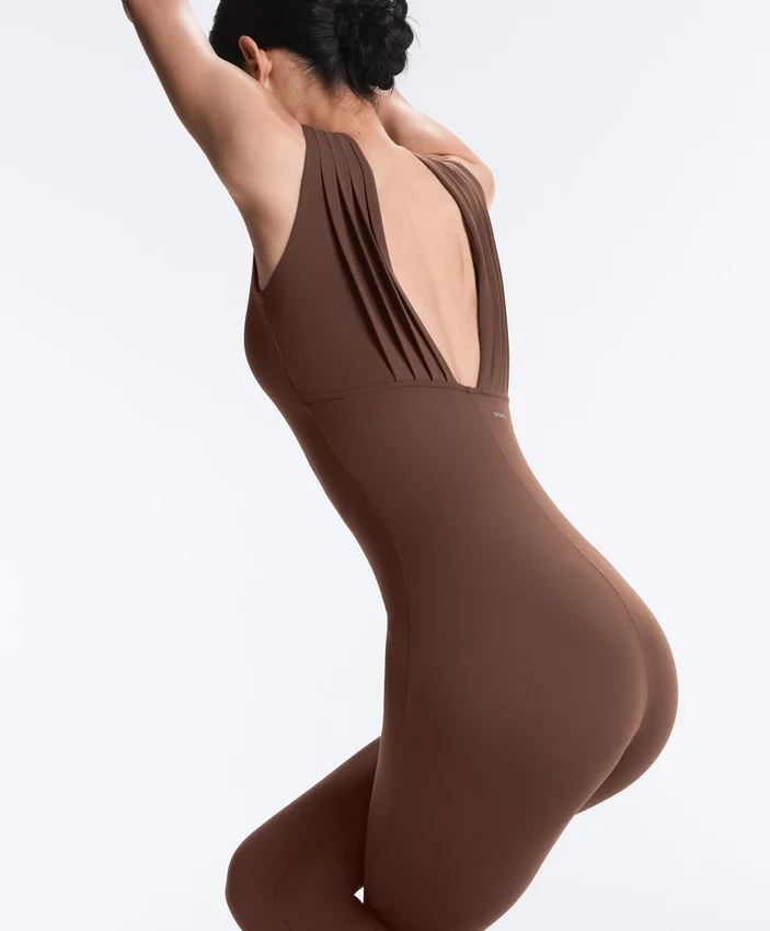 Comfortlux Pleated Long Jumpsuit Comfortlux Pleated Long Jumpsuit