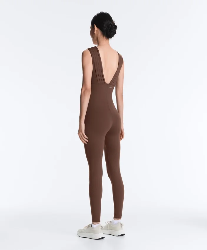 Comfortlux Pleated Long Jumpsuit Comfortlux Pleated Long Jumpsuit