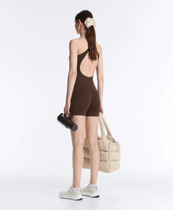 Comfortlux Short Contrast Jumpsuit Comfortlux Short Contrast Jumpsuit
