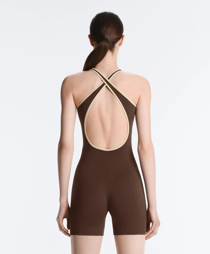 Comfortlux Short Contrast Jumpsuit Comfortlux Short Contrast Jumpsuit