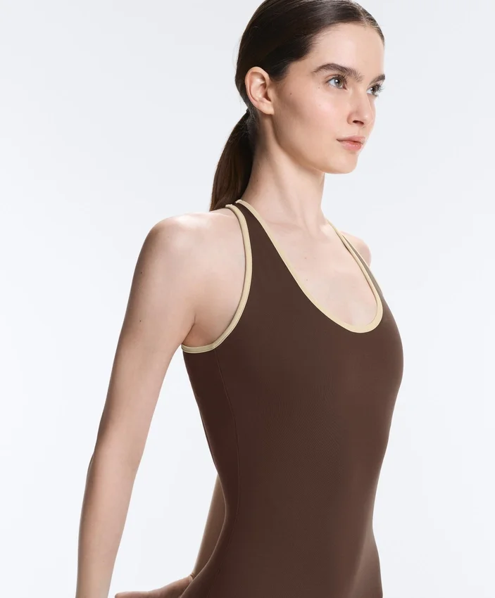 Comfortlux Short Contrast Jumpsuit Comfortlux Short Contrast Jumpsuit