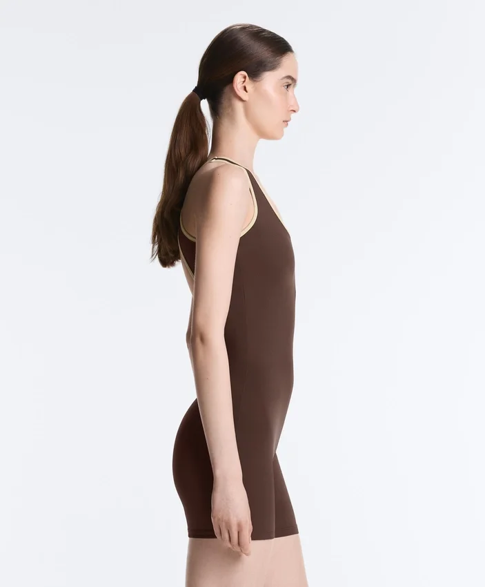 Comfortlux Short Contrast Jumpsuit Comfortlux Short Contrast Jumpsuit