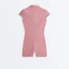 Comfortlux Striped Short Jumpsuit Comfortlux Striped Short Jumpsuit