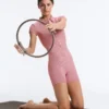 Comfortlux Striped Short Jumpsuit Comfortlux Striped Short Jumpsuit