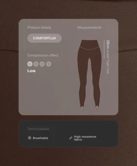 Comfortlux Super High-Rise Ankle-Length Leggings Fuseau