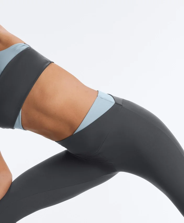 Comfortlux V-Waist Contrast Ankle-Length Leggings Comfortlux V-Waist Contrast Ankle-Length Leggings
