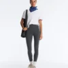 Comfortlux V-Waist Contrast Ankle-Length Leggings Comfortlux V-Waist Contrast Ankle-Length Leggings