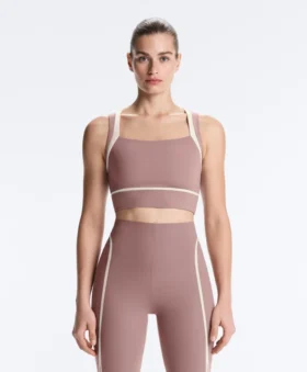 Compressive Contrast Tank Top