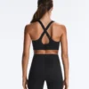 Compressive Cross-Back Sports Bra with Firm Support Compressive Cross-Back Sports Bra with Firm Support