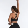 Compressive Cross-Back Sports Bra with Firm Support Compressive Cross-Back Sports Bra with Firm Support