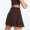 Compressive High-Rise Wavy Short Skirt Compressive High-Rise Wavy Short Skirt
