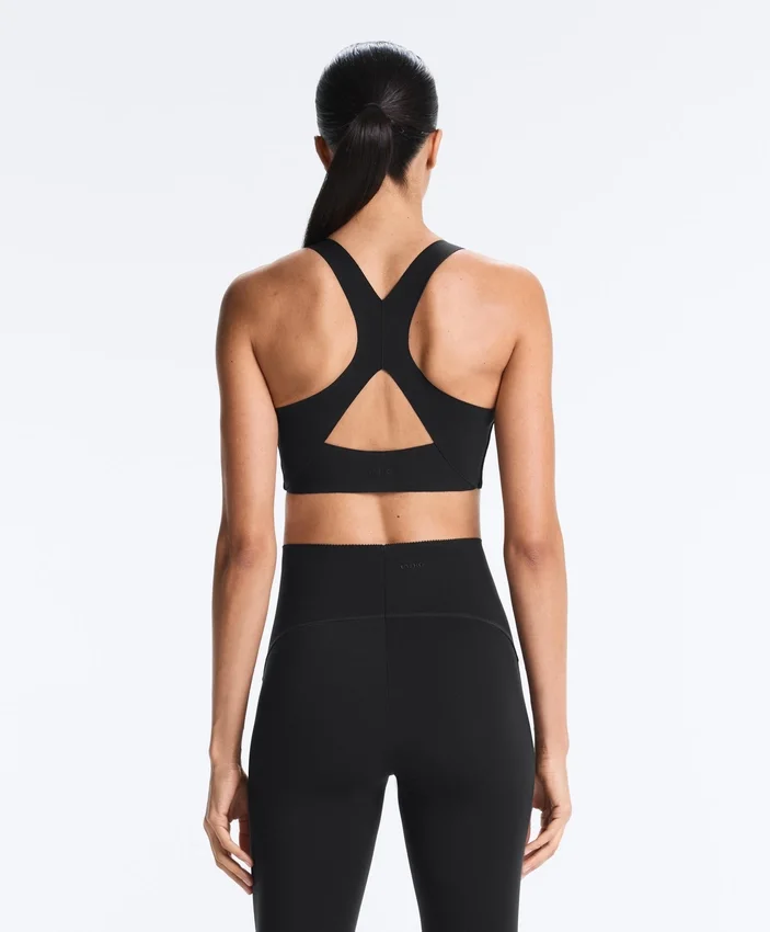 Compressive Medium-Support Bra with Cups Compressive Medium-Support Bra with Cups