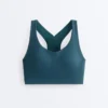 Compressive Medium-Support Bra with Cups Compressive Medium-Support Bra with Cups