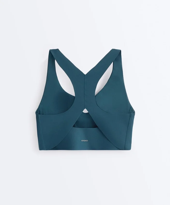 Compressive Medium-Support Bra with Cups Compressive Medium-Support Bra with Cups
