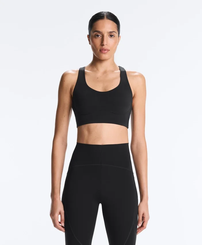 Compressive Medium-Support Bra with Cups Compressive Medium-Support Bra with Cups