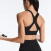 Compressive Medium-Support Bra with Cups Compressive Medium-Support Bra with Cups