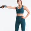 Compressive Medium-Support Bra with Cups Compressive Medium-Support Bra with Cups
