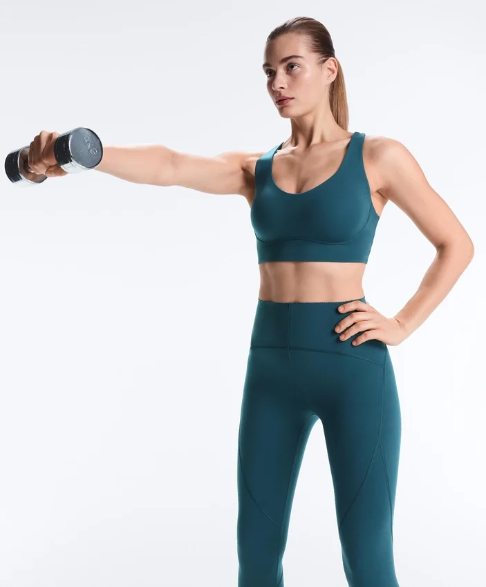 Compressive Medium-Support Bra with Cups Compressive Medium-Support Bra with Cups