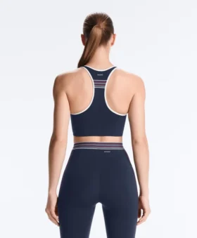 Compressive Medium Support Sports Bra with Rubber Cups