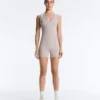 Contrast Compressive Short Jumpsuit Contrast Compressive Short Jumpsuit
