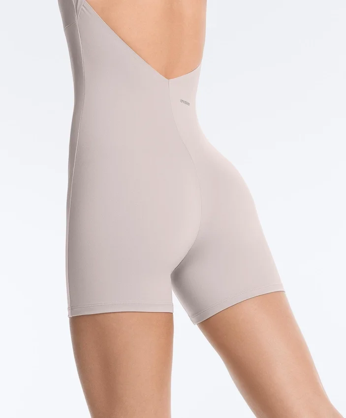 Contrast Compressive Short Jumpsuit Contrast Compressive Short Jumpsuit