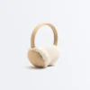 Contrast Faux Shearling Ear Muffs Contrast Faux Shearling Ear Muffs