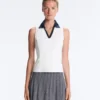Contrast Sleeveless Comfortlux Polo Shirt Contrast Sleeveless Comfortlux Polo Shirt