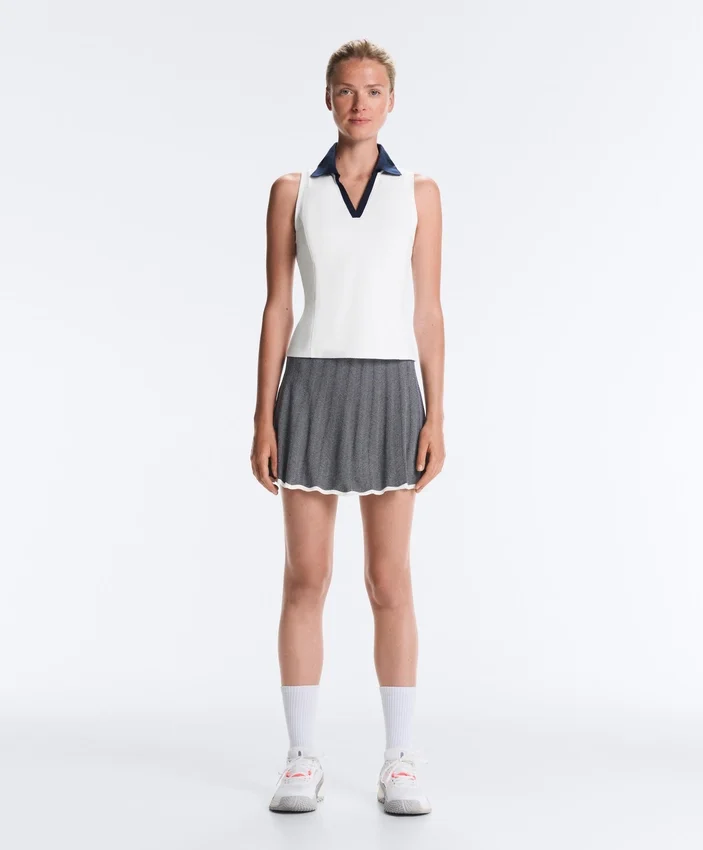 Contrast Sleeveless Comfortlux Polo Shirt Contrast Sleeveless Comfortlux Polo Shirt