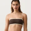Contrast Trim Bandeau Bikini Contrast Trim Bandeau Bikini