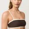 Contrast Trim Bandeau Bikini Contrast Trim Bandeau Bikini